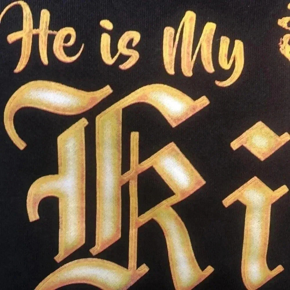 Pro Cube 2- Black Hoodies She is my Queen & He is my King - Picture 3 of 6